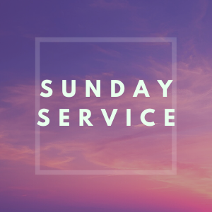 Label for Sunday Service